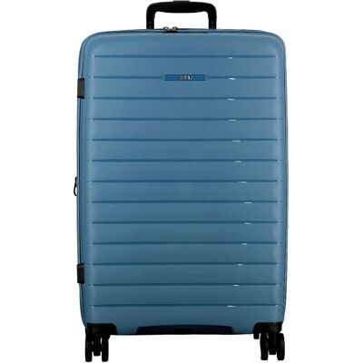 Jump Striper 4 Rollen Trolley 68 cm mit Dehnfalte, Koffer, Blau Jump Striper 4 Rollen Trolley 68 cm mit Dehnfalte, Koffer, Blau