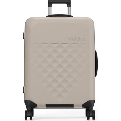 Rollink Vega 360 faltbarer 4-Rollen Trolley M 65 cm, Koffer, Grau Rollink Vega 360 faltbarer 4-Rollen Trolley M 65 cm, Koffer, Grau