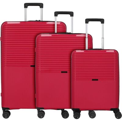 D&N Travel Line 4000 3er Koffer-Set, Koffer, Rosa D&N Travel Line 4000 3er Koffer-Set, Koffer, Rosa