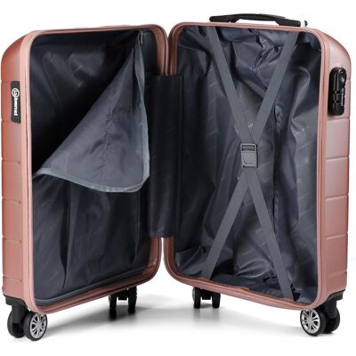 Benzi 5583 4 Rollen Kabinentrolley 55 cm, Koffer, Rosa Benzi 5583 4 Rollen Kabinentrolley 55 cm, Koffer, Rosa