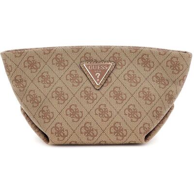 Guess Helina Top Zip Cosmetic, Necessaire, Braun Guess Helina Top Zip Cosmetic, Necessaire, Braun