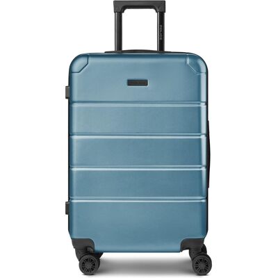 Police Dublin 4 Rollen Trolley M 64 cm mit Dehnfalte, Koffer, Blau Police Dublin 4 Rollen Trolley M 64 cm mit Dehnfalte, Koffer, Blau