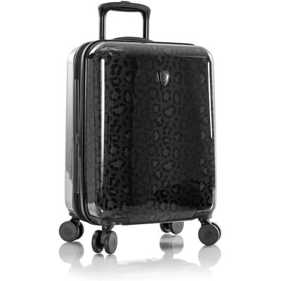 Heys Black Leopard Fashion Spinner -matkalaukku, Koffer, Schwarz Heys Black Leopard Fashion Spinner -matkalaukku, Koffer, Schwarz