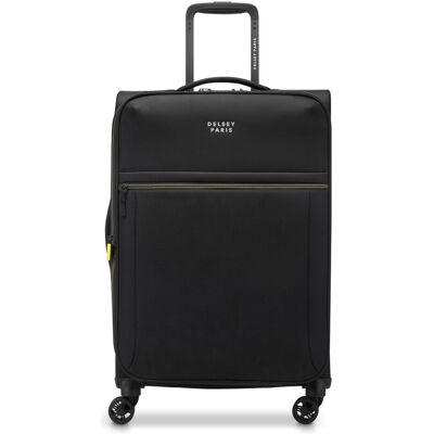 Delsey Brochant 3 4 Rollen Trolley 67 cm mit Dehnfalte, Koffer, Schwarz Delsey Brochant 3 4 Rollen Trolley 67 cm mit Dehnfalte, Koffer, Schwarz