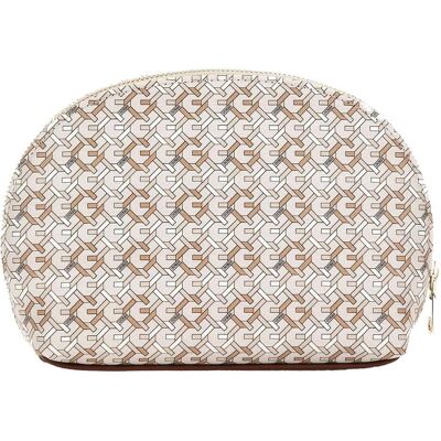 Guess Dome Travel Case, Necessaire, Grau, Braun Guess Dome Travel Case, Necessaire, Grau, Braun