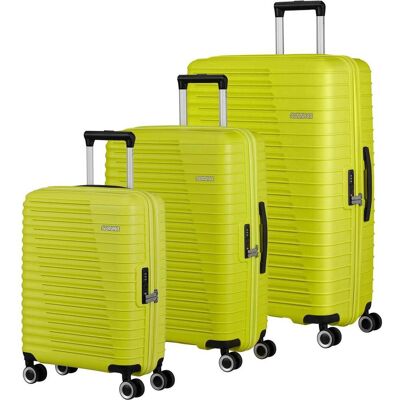 American Tourister Roadrush Trolley Set A, Koffer, Gelb American Tourister Roadrush Trolley Set A, Koffer, Gelb