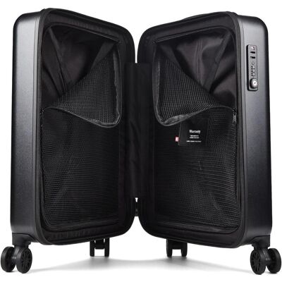 Pack Easy Colly Pure 4 Rollen Kabinentrolley S 55 cm, Koffer, Schwarz Pack Easy Colly Pure 4 Rollen Kabinentrolley S 55 cm, Koffer, Schwarz