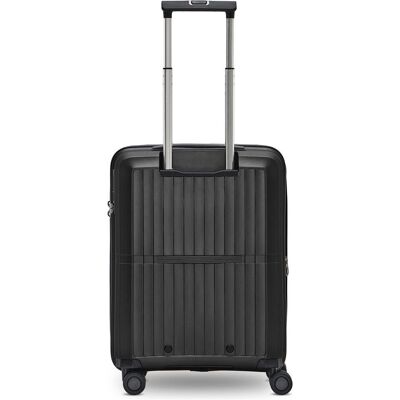Pactastic Collection 01 4-Rollen Kabinentrolley 55 cm mit Dehnfalte, Koffer, Schwarz Pactastic Collection 01 4-Rollen Kabinentrolley 55 cm mit Dehnfalte, Koffer, Schwarz