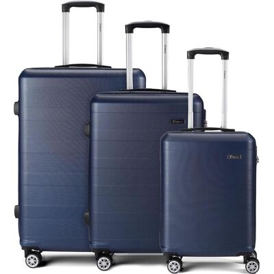Benzi 5330 4 Rollen Kofferset 3-teilig, Koffer, Blau Benzi 5330 4 Rollen Kofferset 3-teilig, Koffer, Blau