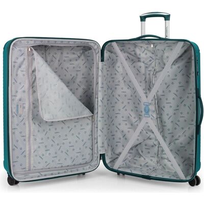 Gabol Balance XP 4 Rollen Trolley L 77 cm, Koffer, Türkis Gabol Balance XP 4 Rollen Trolley L 77 cm, Koffer, Türkis