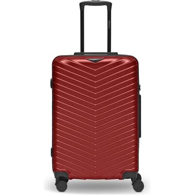 Redolz Essentials 18 4 Rollen Trolley 66 cm mit Dehnfalte, Koffer, Rot Redolz Essentials 18 4 Rollen Trolley 66 cm mit Dehnfalte, Koffer, Rot