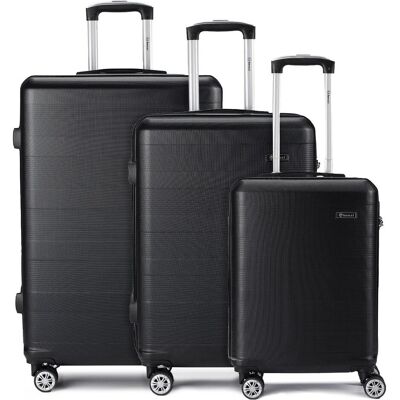 Benzi 5330 4 Rollen Kofferset 3-teilig, Koffer, Schwarz Benzi 5330 4 Rollen Kofferset 3-teilig, Koffer, Schwarz