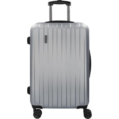 Bugatti Lima 2.0 4-Rollen Trolley 66 cm mit Doppelrollen, Koffer, Silber Bugatti Lima 2.0 4-Rollen Trolley 66 cm mit Doppelrollen, Koffer, Silber