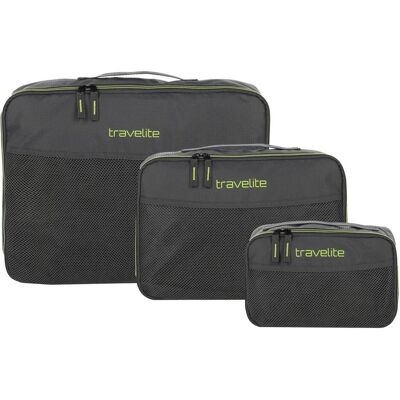 Travelite Accessoire Packtaschen Set 3 tlg., Packsack, Grau Travelite Accessoire Packtaschen Set 3 tlg., Packsack, Grau