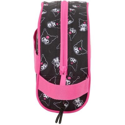 Safta Kulturbeutel für die Schule Kuromi Schwarz Pink 26 x 16 x 9 cm, Necessaire, Schwarz, Pink Safta Kulturbeutel für die Schule Kuromi Schwarz Pink 26 x 16 x 9 cm, Necessaire, Schwarz, Pink