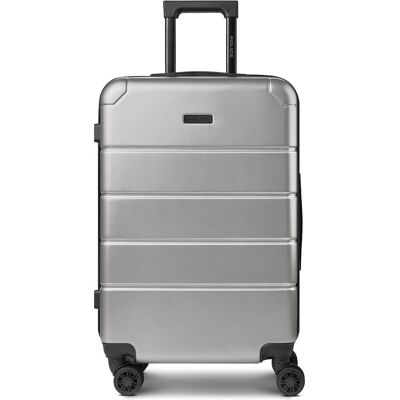 Police Dublin 4 Rollen Trolley M 64 cm mit Dehnfalte, Koffer, Grau Police Dublin 4 Rollen Trolley M 64 cm mit Dehnfalte, Koffer, Grau
