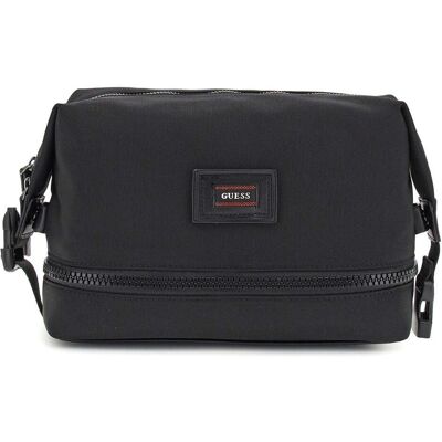 Guess Arezzo Beauty Case With Double Zip, Necessaire, Schwarz Guess Arezzo Beauty Case With Double Zip, Necessaire, Schwarz