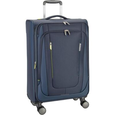 American Tourister Wanderlite Spinner Exp. TSA, Koffer, Gelb, Blau American Tourister Wanderlite Spinner Exp. TSA, Koffer, Gelb, Blau