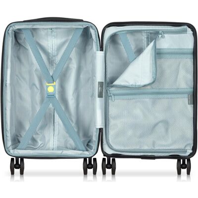 Delsey 55 cm Expandable Travel Suitcase, Blue, Koffer, Grün Delsey 55 cm Expandable Travel Suitcase, Blue, Koffer, Grün