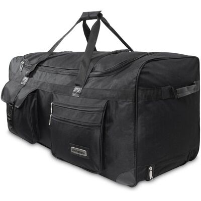 Normani Trolley Reisetasche 100 Liter mit 2 Rädern - 9902, Koffer, Schwarz Normani Trolley Reisetasche 100 Liter mit 2 Rädern - 9902, Koffer, Schwarz