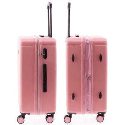 Gladiator 2900 4 Rollen Trolley M 67 cm mit Dehnfalte, Koffer, Rosa Gladiator 2900 4 Rollen Trolley M 67 cm mit Dehnfalte, Koffer, Rosa