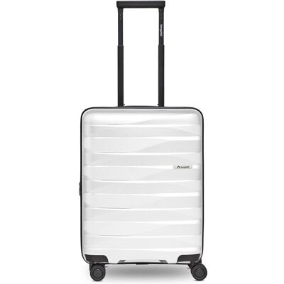 Bergpfeil Travel 4-Rollen Kabinentrolley S 55 cm mit Dehnfalte, Koffer, Weiss Bergpfeil Travel 4-Rollen Kabinentrolley S 55 cm mit Dehnfalte, Koffer, Weiss