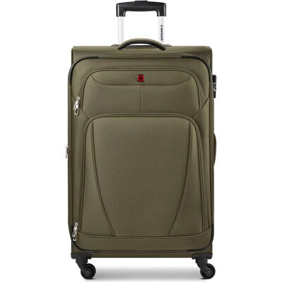 Wenger Beaumont 4 Rollen Trolley L 78 cm mit Dehnfalte, Koffer, Grün Wenger Beaumont 4 Rollen Trolley L 78 cm mit Dehnfalte, Koffer, Grün