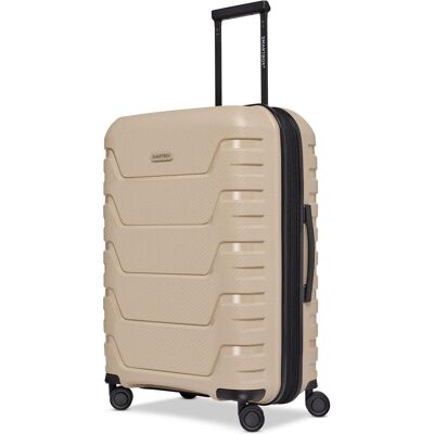 Smartbox Edition 01 4 Rollen Trolley 66 cm mit Dehnfalte, Koffer, Beige Smartbox Edition 01 4 Rollen Trolley 66 cm mit Dehnfalte, Koffer, Beige
