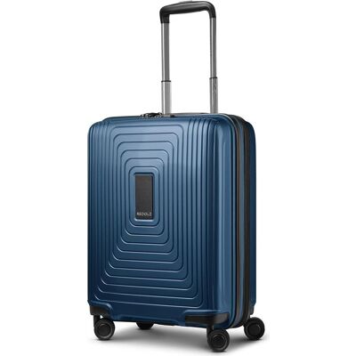 Redolz Essentials 14 4 Rollen Kabinentrolley 55 cm mit Dehnfalte, Koffer, Blau Redolz Essentials 14 4 Rollen Kabinentrolley 55 cm mit Dehnfalte, Koffer, Blau