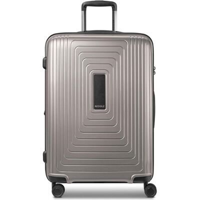 Redolz Essentials 14 4 Rollen Trolley M 65 cm mit Dehnfalte, Koffer, Grau Redolz Essentials 14 4 Rollen Trolley M 65 cm mit Dehnfalte, Koffer, Grau