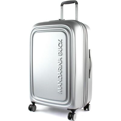 Mandarina Duck Logoduck 4-Rollen Trolley 69 cm, Koffer, Grau Mandarina Duck Logoduck 4-Rollen Trolley 69 cm, Koffer, Grau