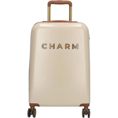 Charm Castillo London Schöne Reise Handtasche Kooffer - 55 cm - 35 Liter - TSA -Slot - Beige, Koffer, Beige Charm Castillo London Schöne Reise Handtasche Kooffer - 55 cm - 35 Liter - TSA -Slot - Beige, Koffer, Beige