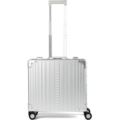 Aleon Deluxe 4-Rollen Businesstrolley 45 cm, Koffer, Silber Aleon Deluxe 4-Rollen Businesstrolley 45 cm, Koffer, Silber