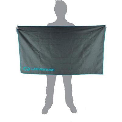 Lifeventure Recycled SoftFibre Trek Towel, Grey, Extra Large, Reisehandtuch, Grau Lifeventure Recycled SoftFibre Trek Towel, Grey, Extra Large, Reisehandtuch, Grau