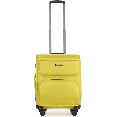 Stratic Bendigo Light Style 4 Rollen Kabinentrolley S 54 cm mit Dehnfalte, Koffer, Gelb Stratic Bendigo Light Style 4 Rollen Kabinentrolley S 54 cm mit Dehnfalte, Koffer, Gelb