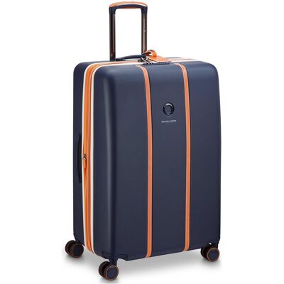 Delsey Expandable 76 cm suitcase, blue, Koffer, Blau Delsey Expandable 76 cm suitcase, blue, Koffer, Blau