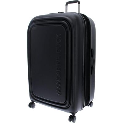 Mandarina Duck Unisex Logo Duck Trolley XL Exp Hardcase Extra Gross, Ausziehbar, Spinner, TSA-Schloss, Koffer, Schwarz Mandarina Duck Unisex Logo Duck Trolley XL Exp Hardcase Extra Gross, Ausziehbar, Spinner, TSA-Schloss, Koffer, Schwarz