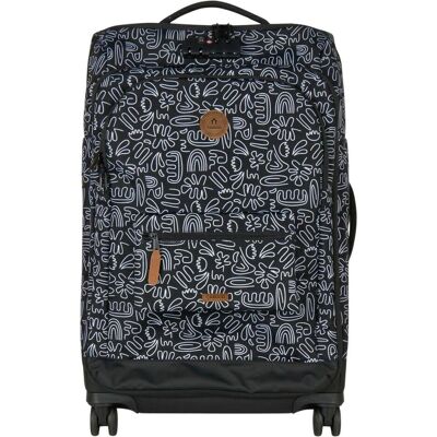 Cabaia Soft Suitcase 4 Wheels All Over Trolley, Koffer, Blau Cabaia Soft Suitcase 4 Wheels All Over Trolley, Koffer, Blau