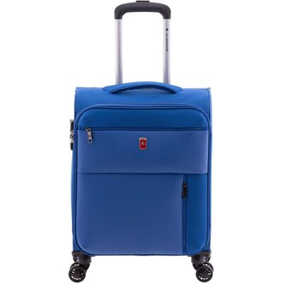 Gladiator 3700 4 Rollen Kabinentrolley 55 cm mit Dehnfalte, Koffer, Blau Gladiator 3700 4 Rollen Kabinentrolley 55 cm mit Dehnfalte, Koffer, Blau