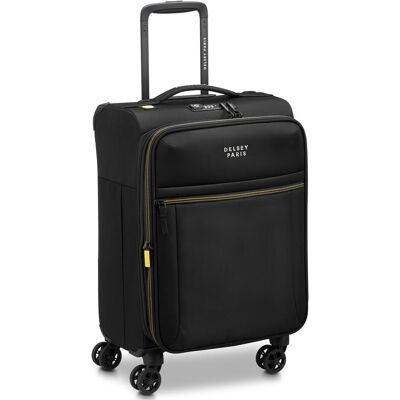 Delsey Brochant 3 4 Rollen Kabinentrolley 55 cm mit Dehnfalte, Koffer, Schwarz Delsey Brochant 3 4 Rollen Kabinentrolley 55 cm mit Dehnfalte, Koffer, Schwarz