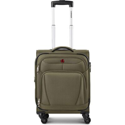 Wenger Beaumont 4 Rollen Kabinentrolley S 54 cm mit Dehnfalte, Koffer, Grün Wenger Beaumont 4 Rollen Kabinentrolley S 54 cm mit Dehnfalte, Koffer, Grün
