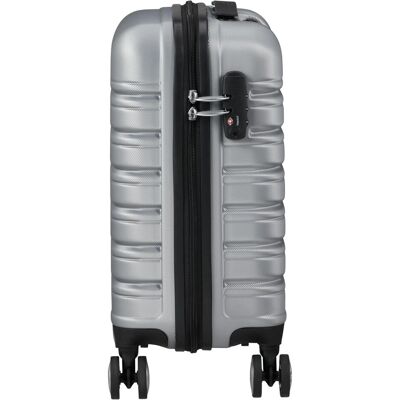 American Tourister FLASHLINE Spinner, Koffer, Grau, Silber American Tourister FLASHLINE Spinner, Koffer, Grau, Silber