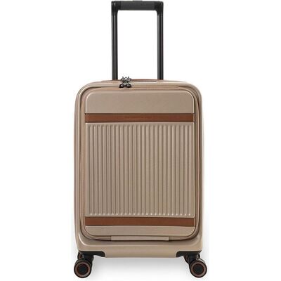 The Chesterfield Brand Zuna 4 Rollen Kabinentrolley S 55 cm Laptopfach, Koffer, Beige The Chesterfield Brand Zuna 4 Rollen Kabinentrolley S 55 cm Laptopfach, Koffer, Beige