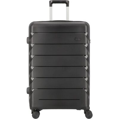 D&N Travel Line 4100 4 Rollen Trolley L 74 cm, Koffer, Schwarz D&N Travel Line 4100 4 Rollen Trolley L 74 cm, Koffer, Schwarz