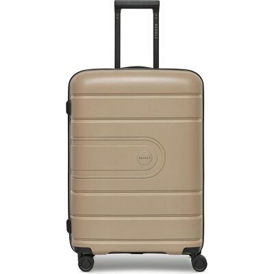 Redolz Essentials 11 4 Rollen Trolley 66 cm mit Dehnfalte, Koffer, Beige Redolz Essentials 11 4 Rollen Trolley 66 cm mit Dehnfalte, Koffer, Beige
