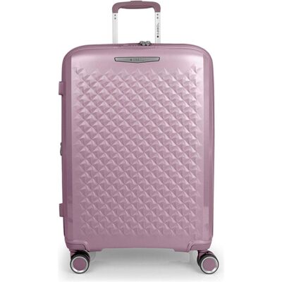 Gabol Queens 4 Rollen Trolley M 64.5 cm mit Dehnfalte, Koffer, Violett Gabol Queens 4 Rollen Trolley M 64.5 cm mit Dehnfalte, Koffer, Violett