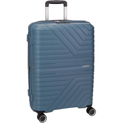 American Tourister Trolley Flytwist Spinner 67, Koffer, Blau American Tourister Trolley Flytwist Spinner 67, Koffer, Blau