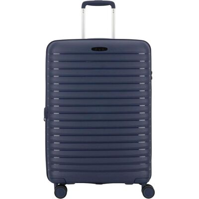 D&N Travel Line 4500 4 Rollen Trolley M 65 cm mit Dehnfalte, Koffer, Blau D&N Travel Line 4500 4 Rollen Trolley M 65 cm mit Dehnfalte, Koffer, Blau