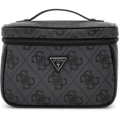 Guess Toiletry Train Case, Necessaire, Schwarz, Grau Guess Toiletry Train Case, Necessaire, Schwarz, Grau