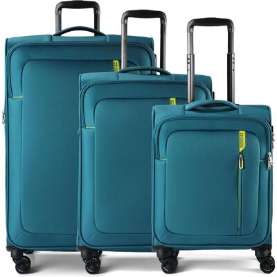 American Tourister Nitestream 3 PC Set A, Koffer, Türkis American Tourister Nitestream 3 PC Set A, Koffer, Türkis